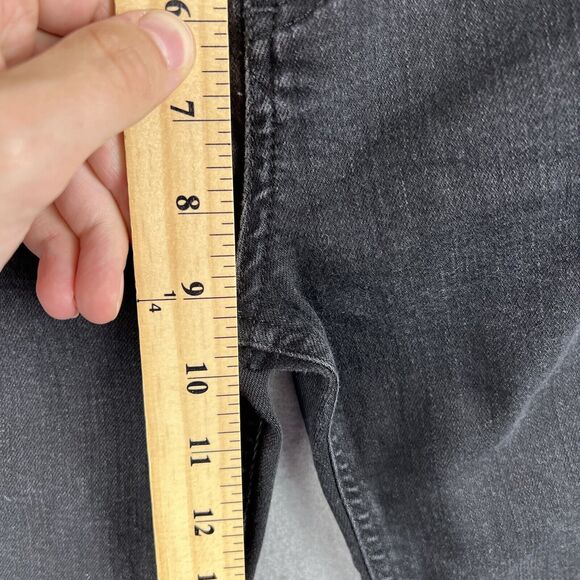 Boden Jeans Womens 10 Black Denim The Marylebone Slim Boot Cut Mid Rise - Picture 5 of 11